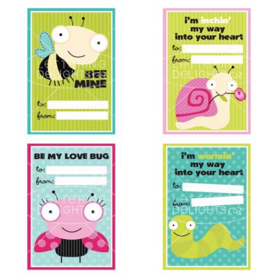 Bugaboo Valentine Cards - PR