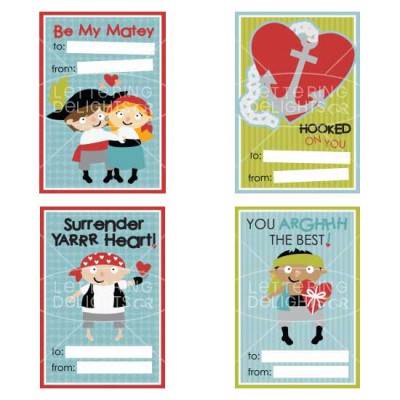 Be My Matey Valentine Cards - PR