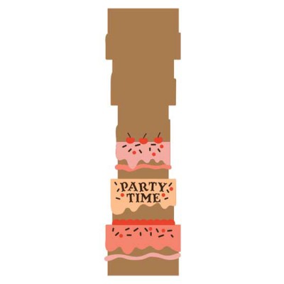 Party Time Cake - Card - CS