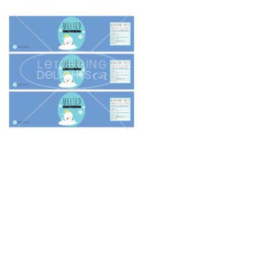 Little Ho-ho-ho-ligans Melted Snowman Wraps - PR