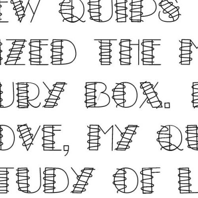 LD Squiggle - Font