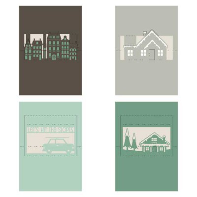 Pop-Out Cards Christmas Scenes - CS
