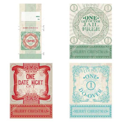 Christmas Matchbook Coupons - PR
