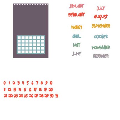 Hip Hip Hooray Everyday Calendar - CP