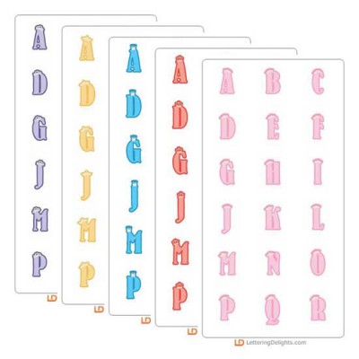 Tiny Princess Alphabet Six Pack