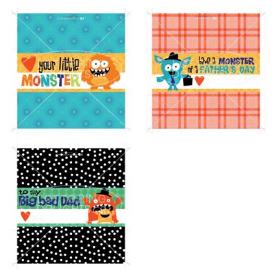 Monster and Me - Candy Bar Wrappers - PR
