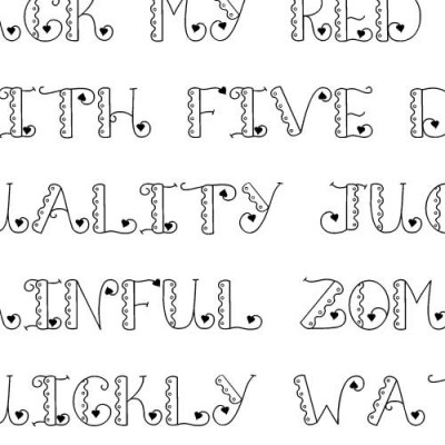 LD Luv 'n Lace - Font