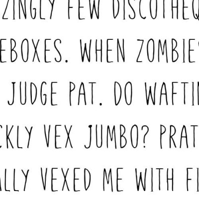 LD Skinny Pinny - Font