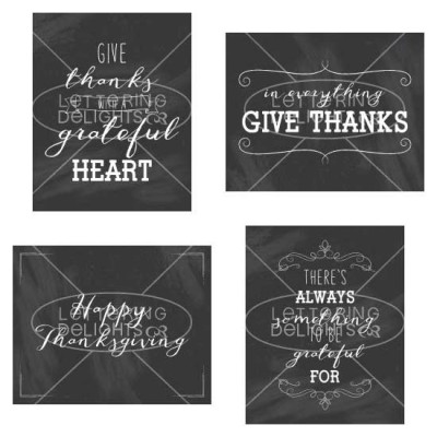 Give Thanks Printables - PR