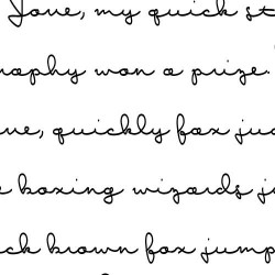 LD Write a Letter - Font