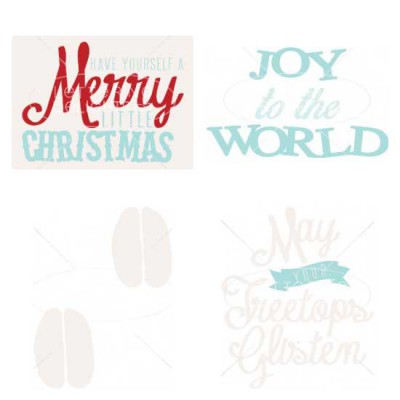 Christmas Card Elements - CS