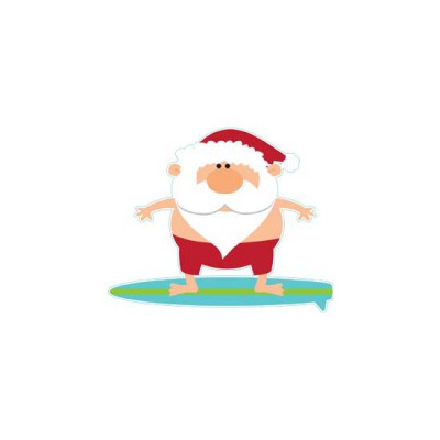 Warmest Wishes - Surfing Santa - GS