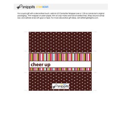 Cheer Up Stripes - Candy Bar Wrapper - PR