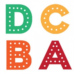 Spot Diggity Lace Alphabet - CA