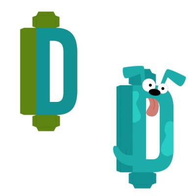 Animal Alphabet D - CP
