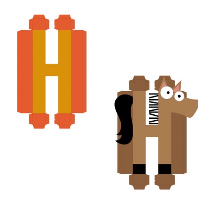 Animal Alphabet H - CP