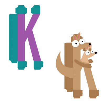 Animal Alphabet K - CP
