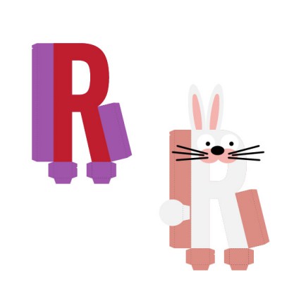 Animal Alphabet R - CP