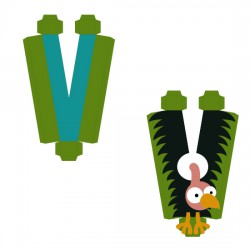 Animal Alphabet V - CP