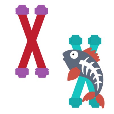 Animal Alphabet X - CP