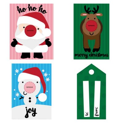 Red - Nosed Lip Balm Cards - PR
