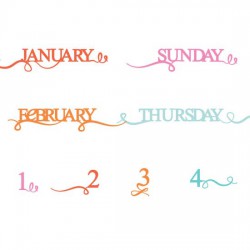 Calendar Flourish - GS