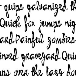 PN Peanut Nose Script - FN