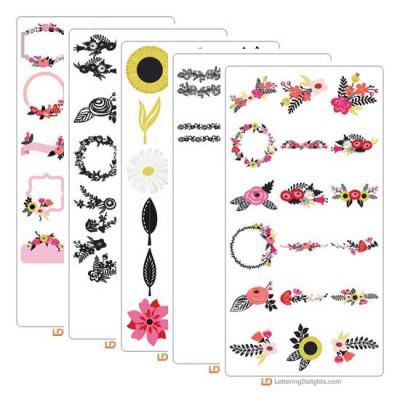 Laurels and Florals - Cut Bundle