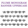 PN Plume Monogram Banner - FN - Sample 1