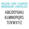 PN Willow Sans Flourish Monogram - FN - Sample 2