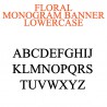 PN Floral Monogram Banner - FN - Sample 2