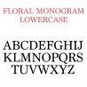 PN Floral Monogram - FN - Sample 2