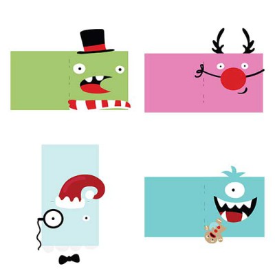 Monstrous Christmas - Cards - CP