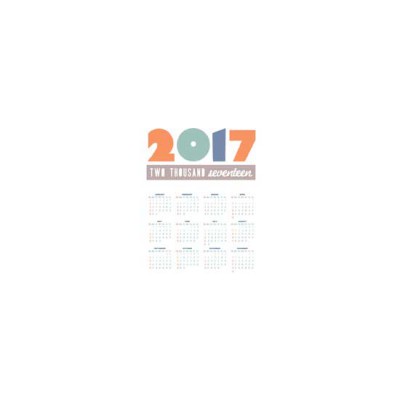 Modern Calendar - Poster - PR