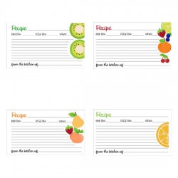 Tutti Frutti - Recipe Cards - PR