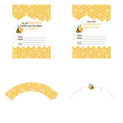 What's the Buzz - Party Printables - PR