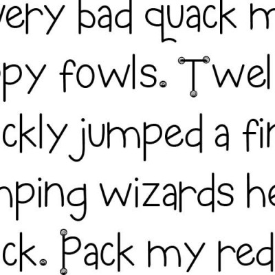 LD Dizzy - Font