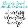 PN Bounce Script Stencil -  - Sample 3