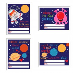 Love You To The Moon - Lip Balm Cards - PR