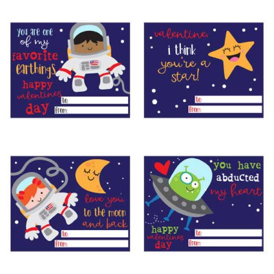 Love You To The Moon - Valentine Cards - PR