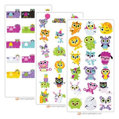 Hatched Animals - Cut Bundle