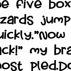 ZP Fidgety Bold - FN