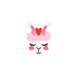 Llama Love - Face - GS