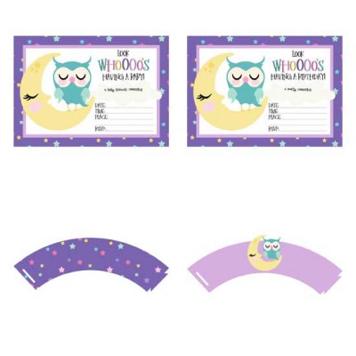 Night Owls - Party Printables - PR