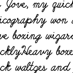 LD Traditional Cursive - FN