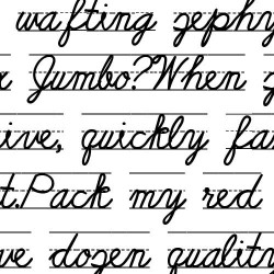 LD Traditional Cursive Lined - FN