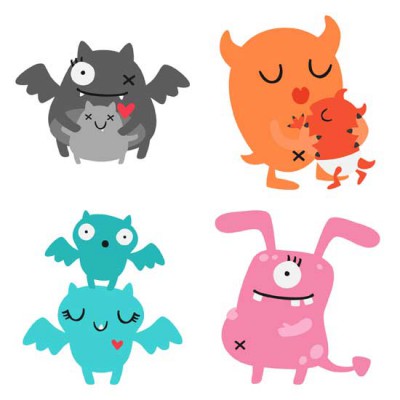 Little Monsters And Mom - GS