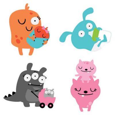 Little Monsters And Mom - CS