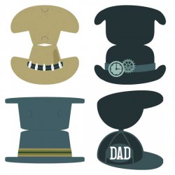 Hats Off To Dad - Gift Card Holders - CP