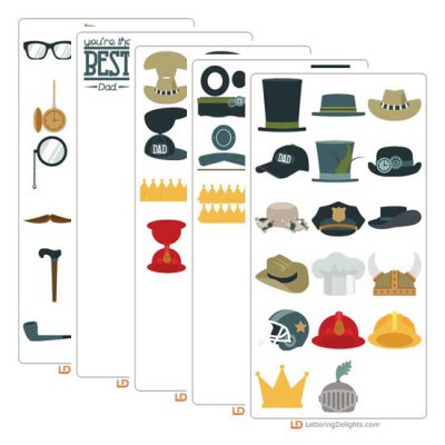 Hats Off To Dad - Cut Bundle